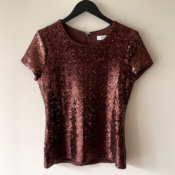 BAILEY 44 EDIE SEQUIN TEE in Pinot - Picture 1 of 8